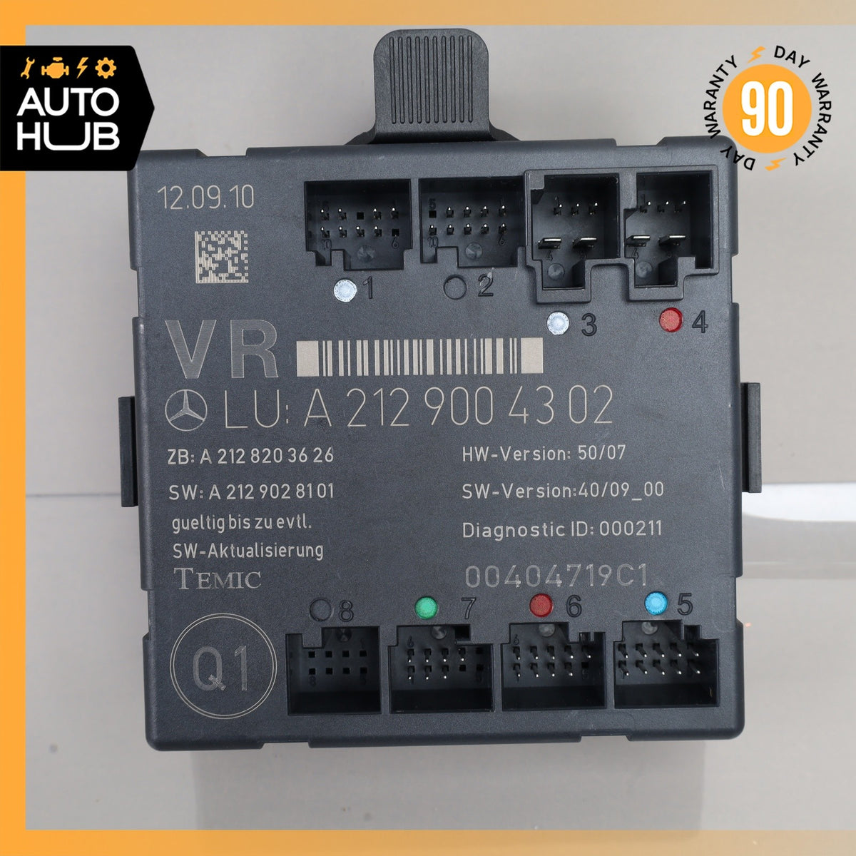 08-18 Mercedes X204 GLK350 C300 E400 Front Right Side Door Control Module OEM - photo 7