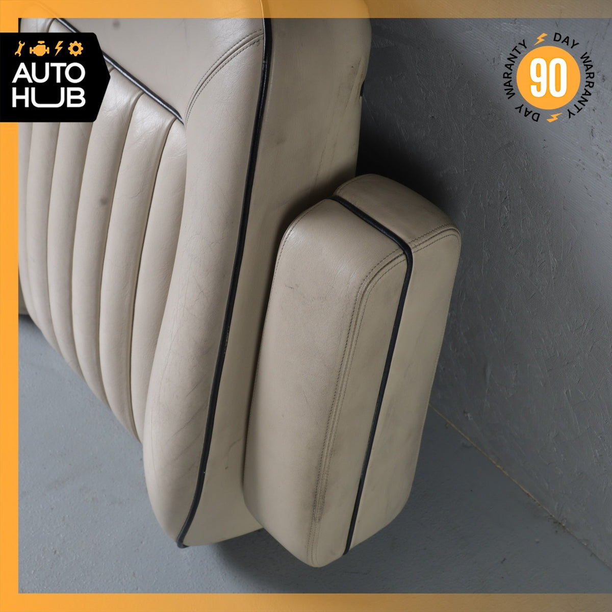 90-93 Bentley Eight / Silver Spirit Front Right Side Top Upper Seat Cushion OEM - photo 9