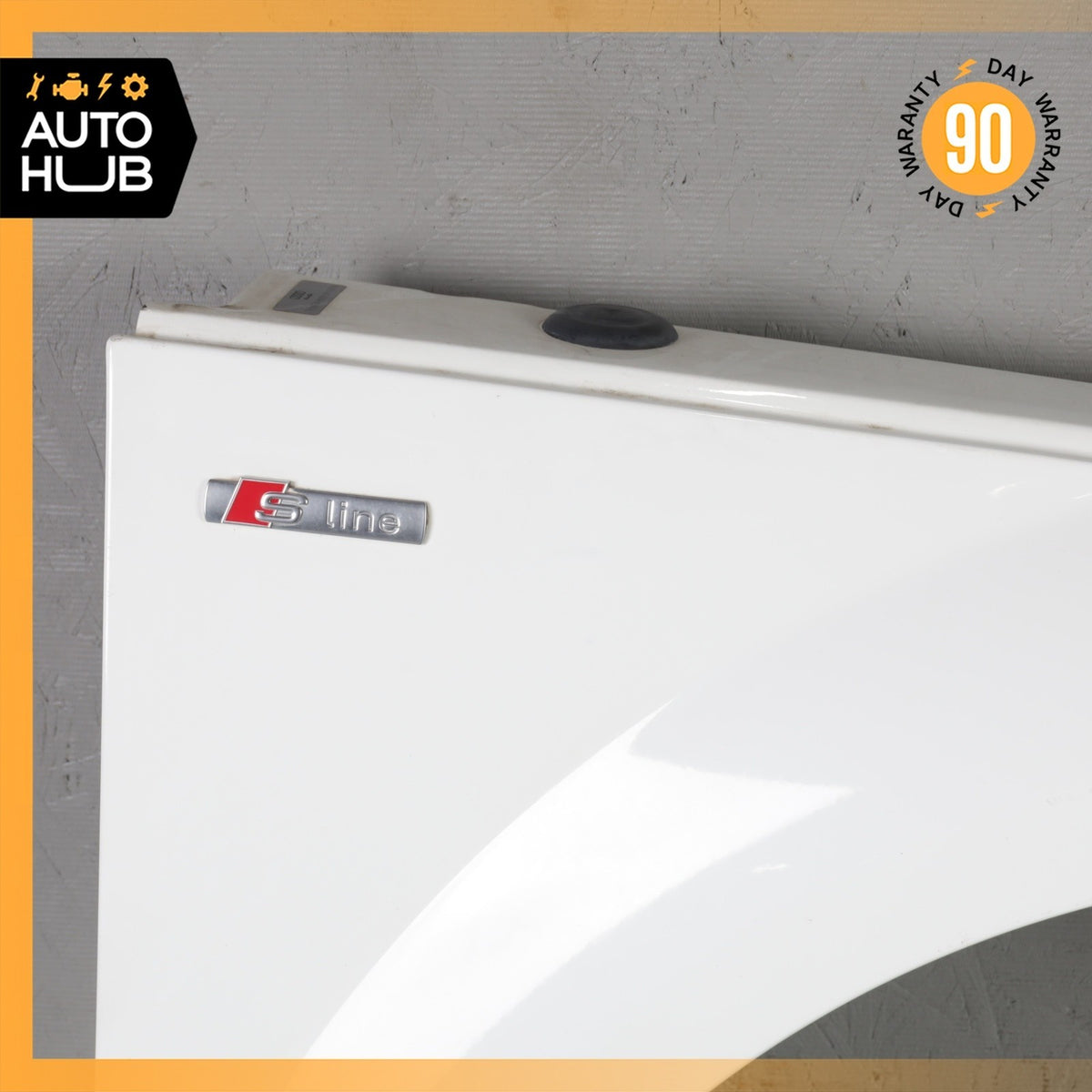 08-15 Audi 8J TT Right Passenger Side Fender Assembly White 8J0821104B OEM - photo 6