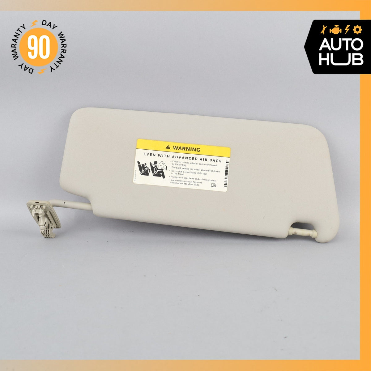 Mercedes W207 E550 C350 Coupe Left Side Sun Visor Shade Sunvisor Gray OEM - photo 2