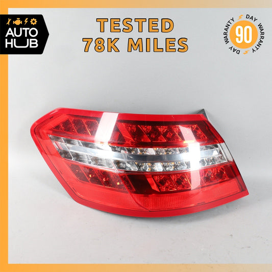 10-13 Mercedes W212 E350 Sedan LED Tail Light Lamp Left Driver Side OEM 78k - photo 1
