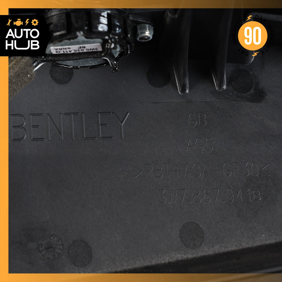 07-11 Bentley Continental GTC Left Side Rear Interior Quarter Trim Hinge OEM 40k - photo 20