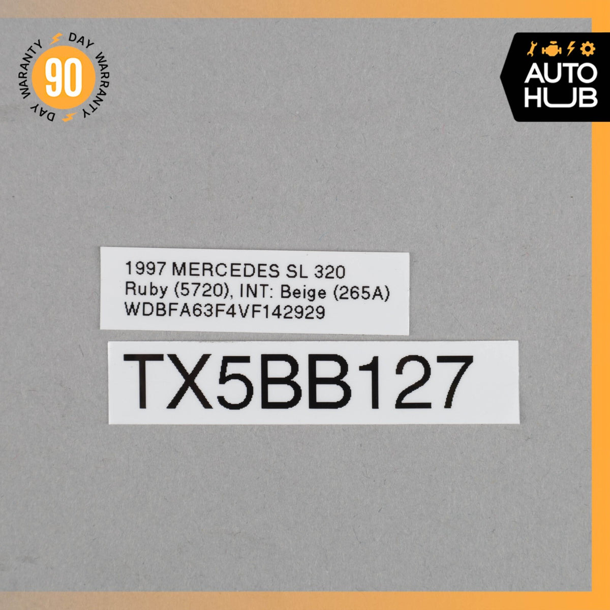 96-02 Mercedes R129 SL320 SL500 Front Right Wear Sensor Wiring 0325454328 OEM - photo 8