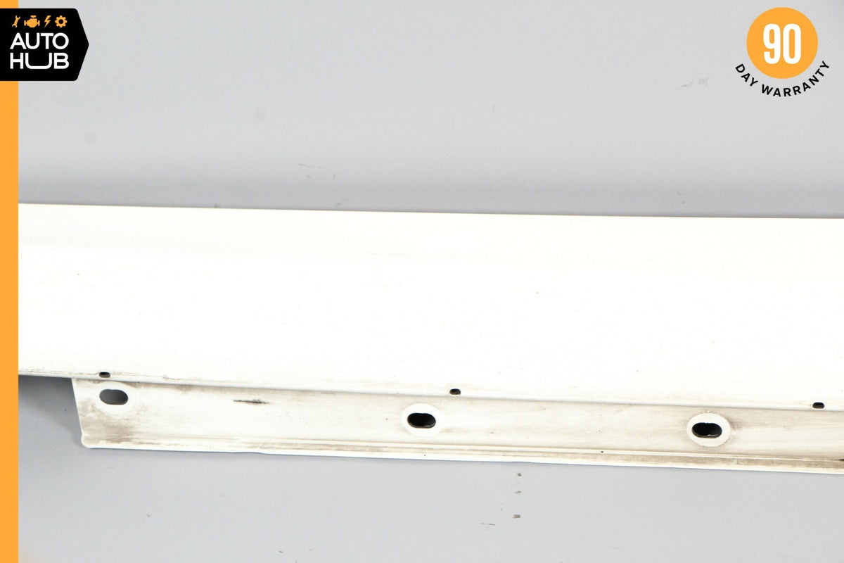 06-09 Mercedes W209 CLK350 CLK550 Base Left Rocker Molding Side Skirt White OEM - photo 5