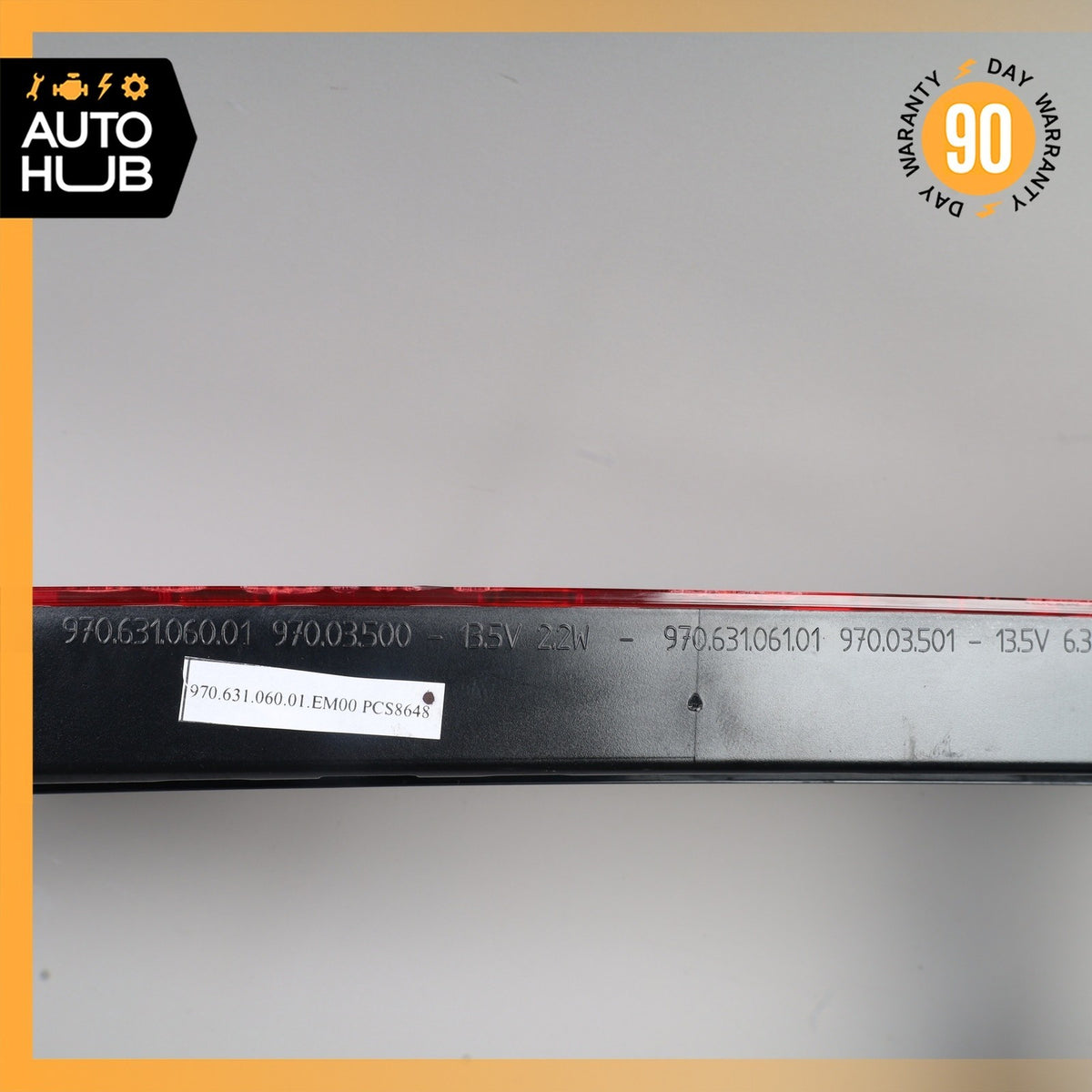 14-16 Porsche Panamera 970 3rd Third Brake Stop Light Lamp 97063106001 OEM 51k - photo 11