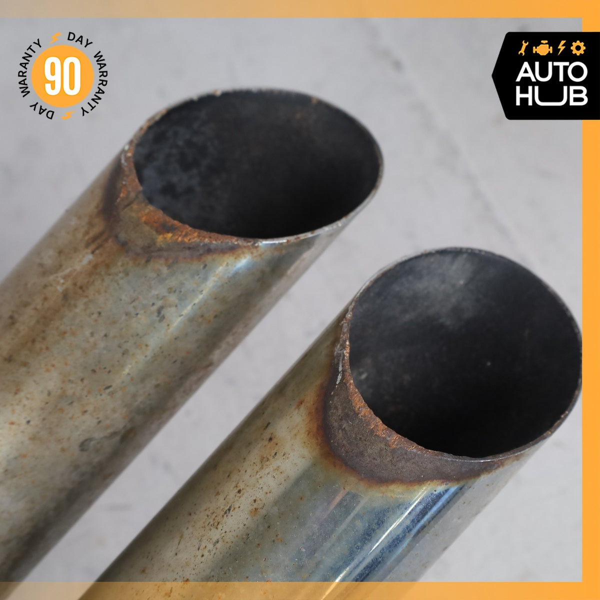 96-99 Mercedes W140 CL600 S600 Coupe Exhaust Muffler OEM 63k - photo 6