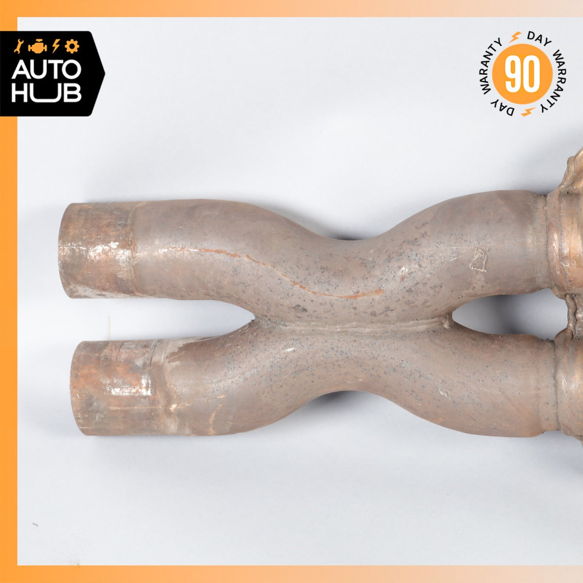 02-07 Maserati Spyder 4200 M138 Exhaust Mid Pipe Center Resonator Silencer 61k - photo 11