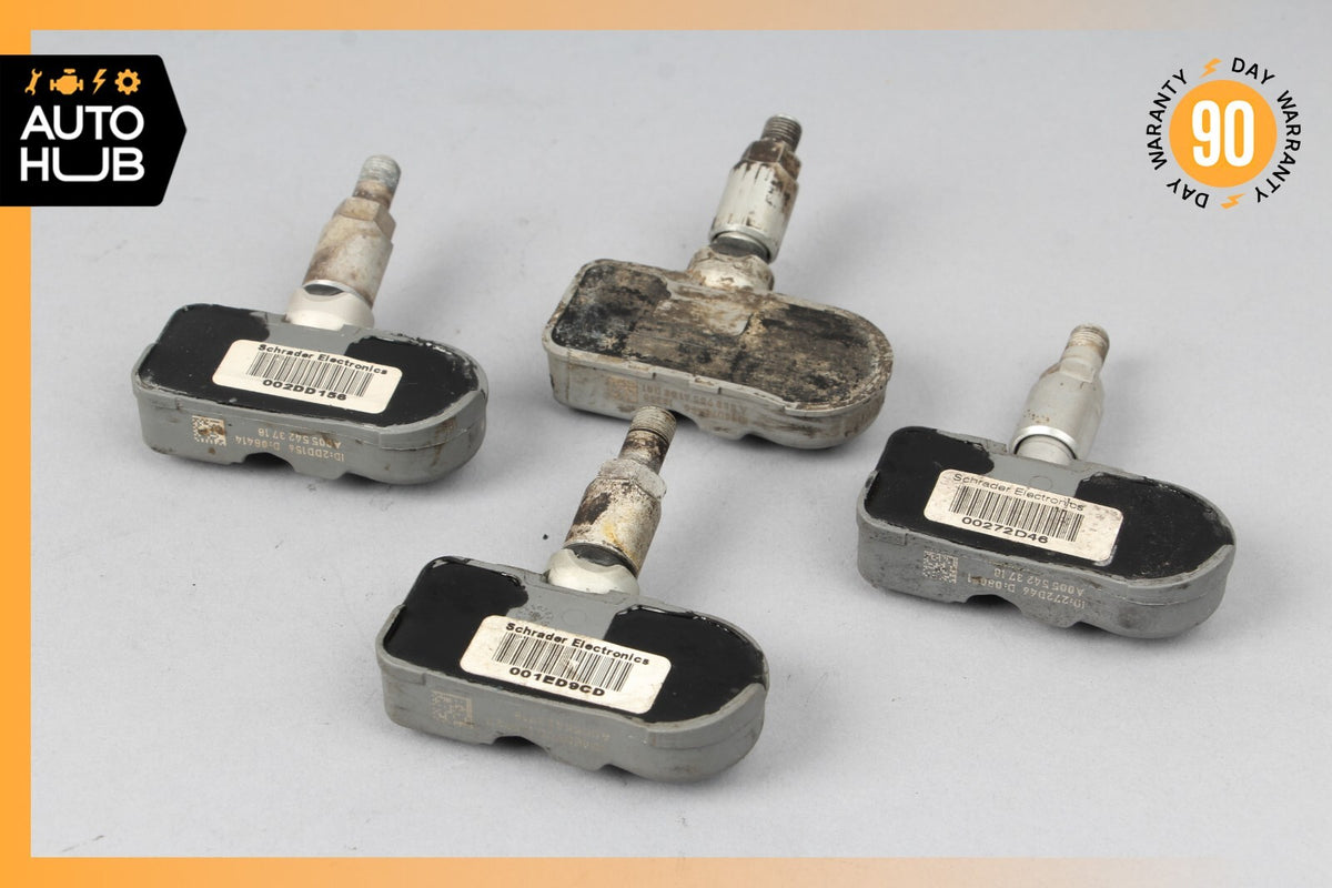 08-14 Mercedes W204 C250 GLK350 TPMS Tire Pressure Sensor Sensors Set 433.92 MHZ - photo 7