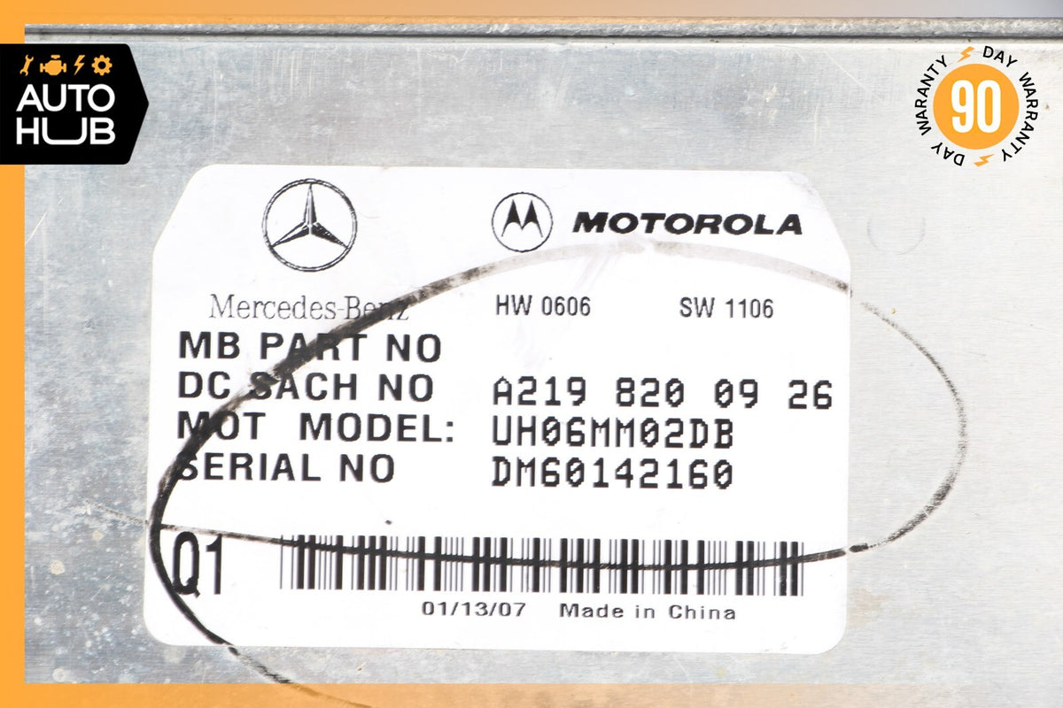 06-12 Mercedes W164 ML63 E350 SL550 Communication Control Module 2198200926 OEM - photo 7