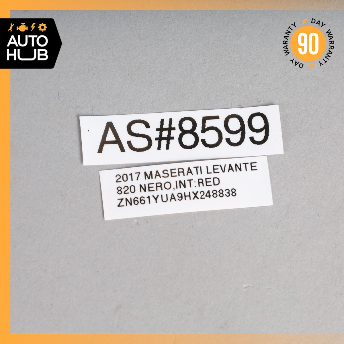 14-20 Maserati Levante M161 Front Left or Right Side Interior Safety Handle OEM - photo 10