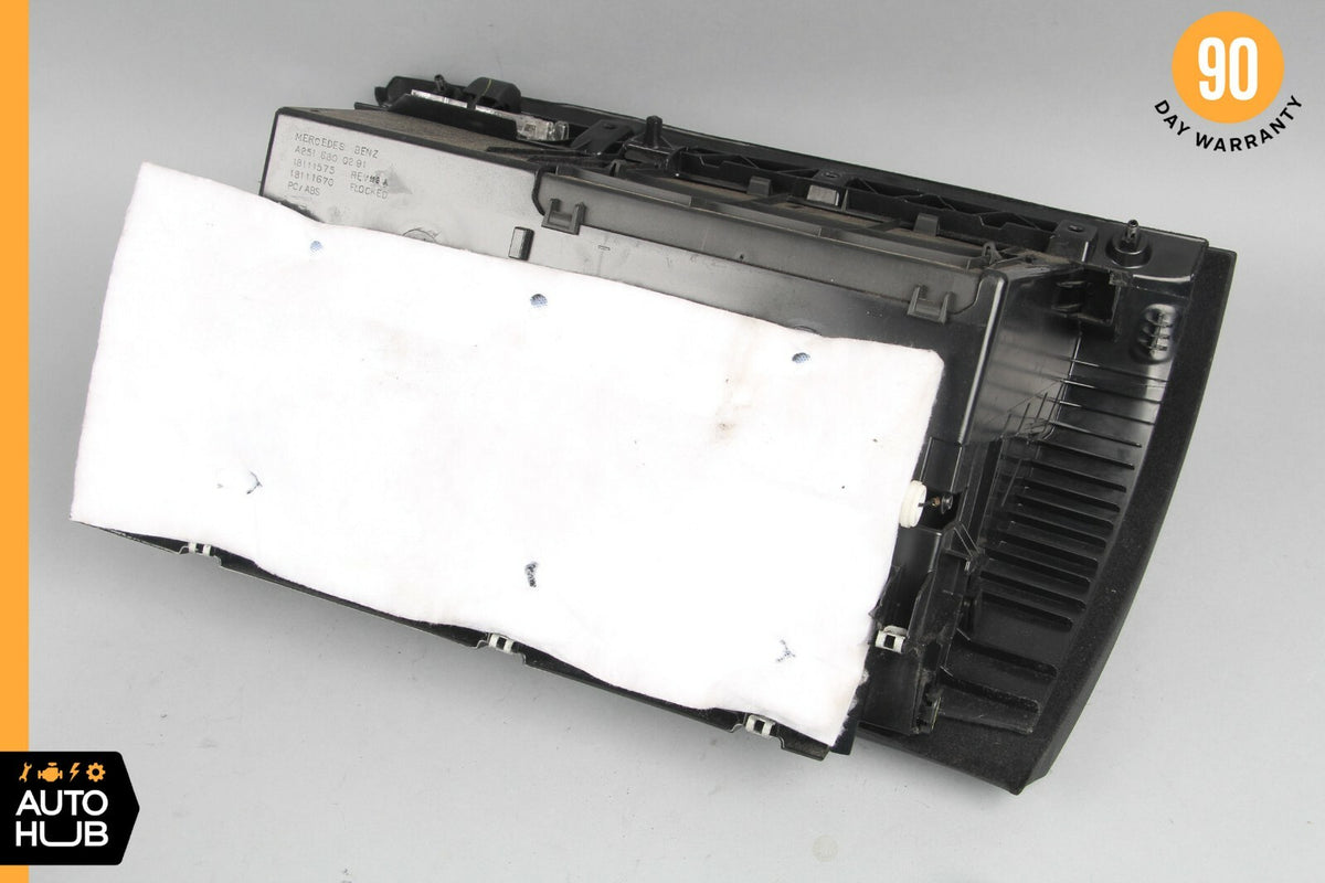 06-13 Mercedes W251 R350 R500 Dashboard Glove Box Storage Compartment Black OEM - photo 9