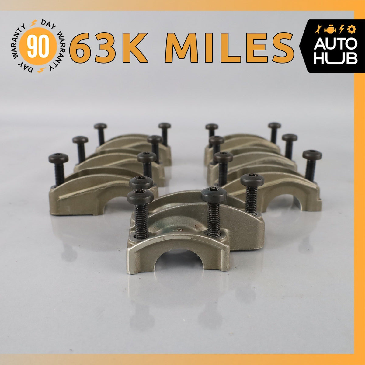 92-02 Mercedes W140 CL600 S600 Left Cylinder Head Camshaft Holder Set of 7 OEM - photo 1