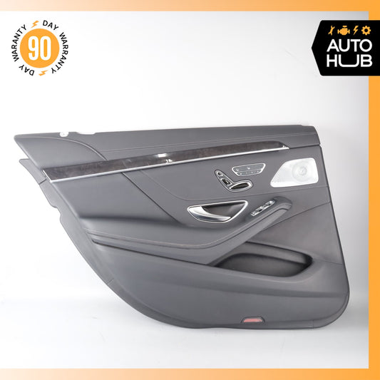 14-17 Mercedes W222 S450 S550e Rear Left Driver Side Door Panel OEM 28k - photo 1