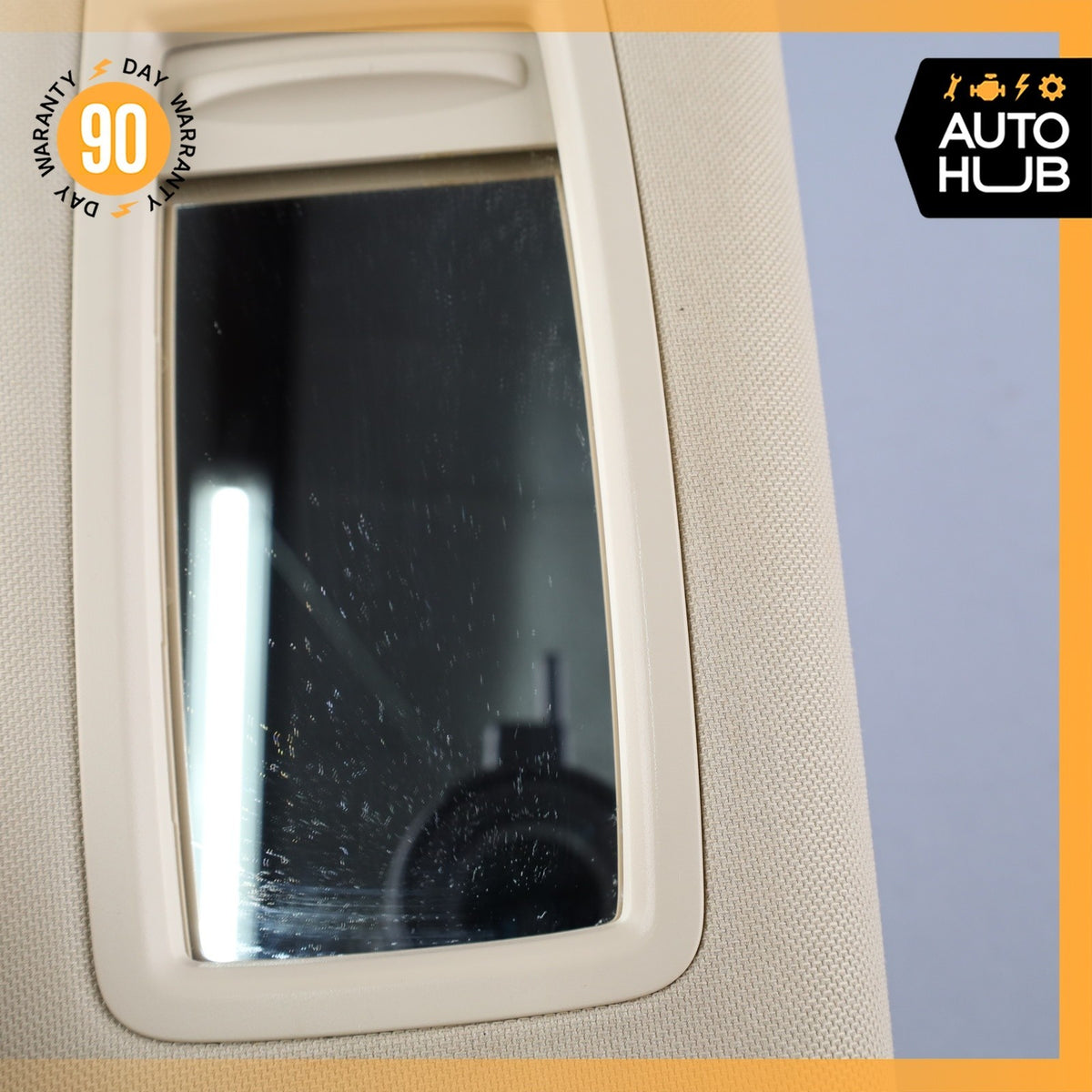 BMW G12 740Li Left Side Sunvisor Sun Visor Beige 51167408557 OEM - photo 8