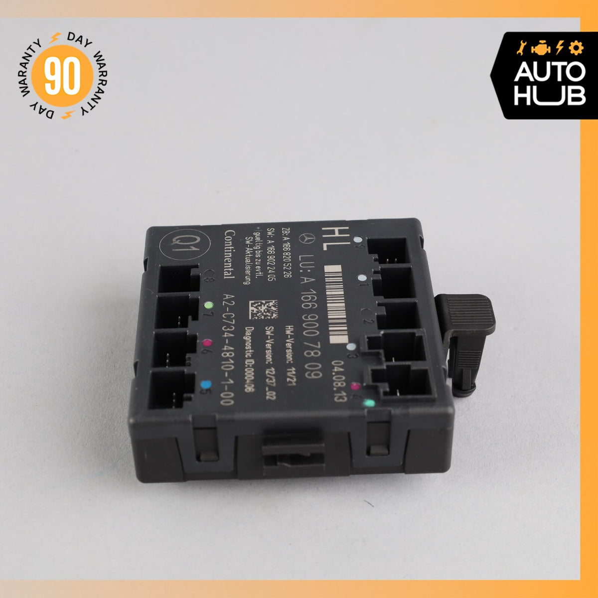 12-19 Mercedes X166 GL450 ML350 GLE350 Rear Left Side Door Control Module OEM - photo 2