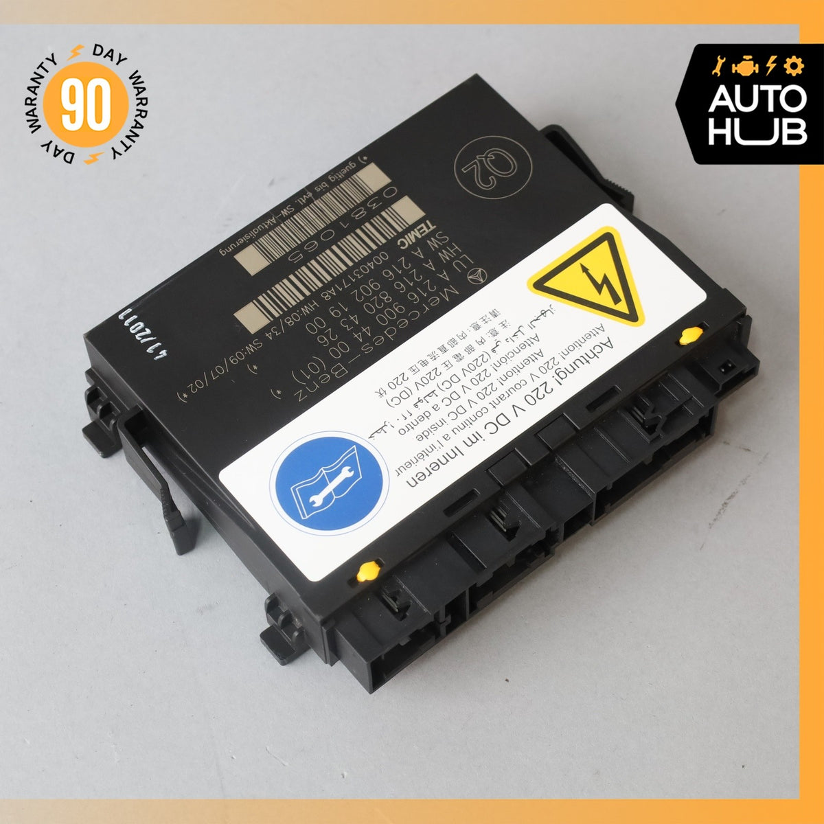 10-14 Mercedes W221 S600 Front Left or Right Seat Contour Control Module OEM - photo 2