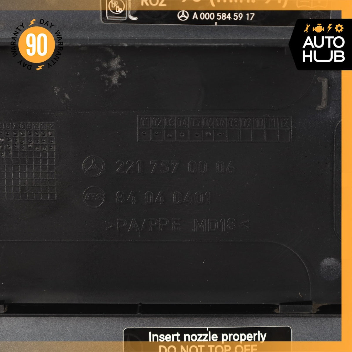 07-13 Mercedes W221 S550 S400 S63 AMG Fuel Door Lid Gas Tank Cover OEM - photo 7