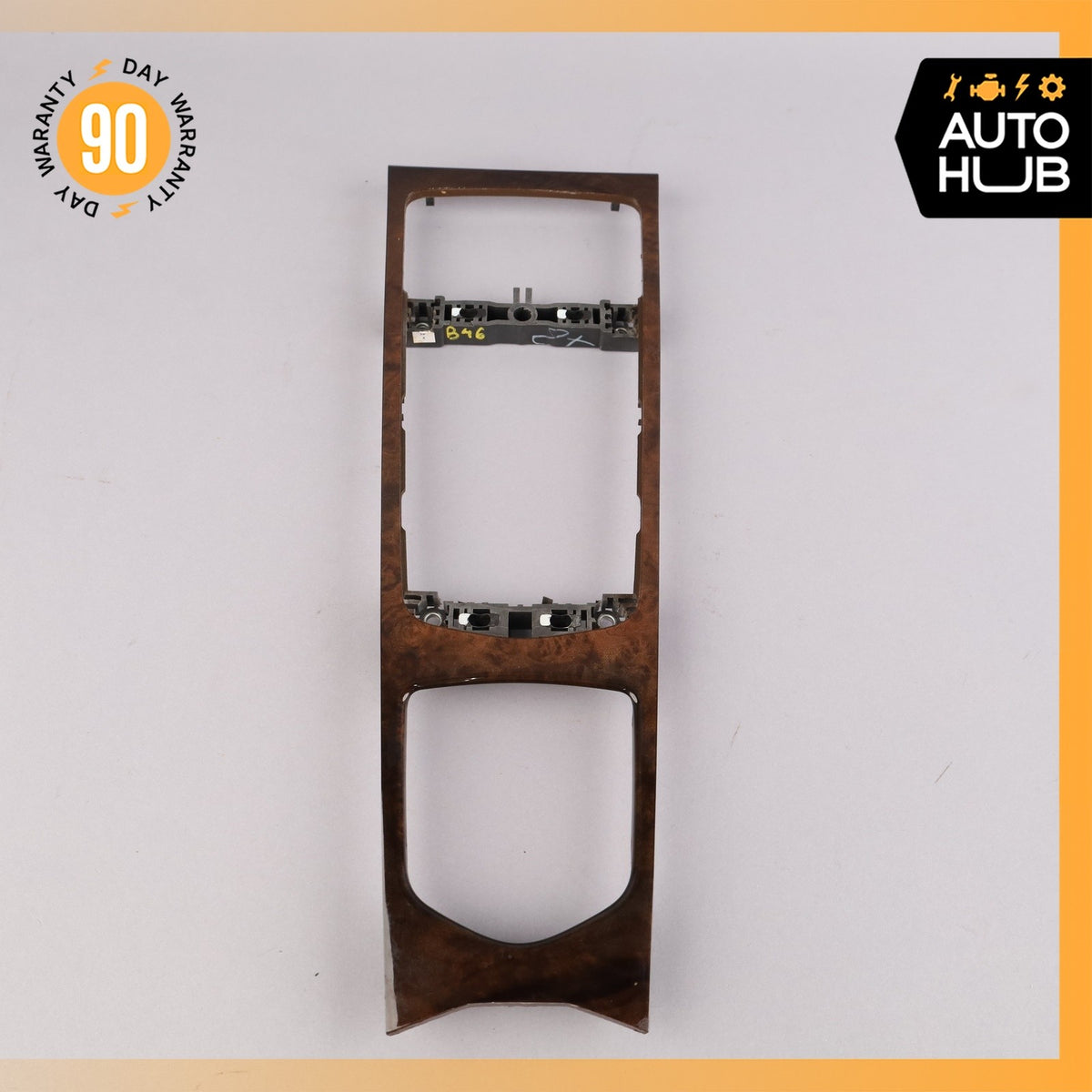 10-16 Porsche Panamera 970 Front Console Shifter Bezel Trim Wood OEM - photo 6