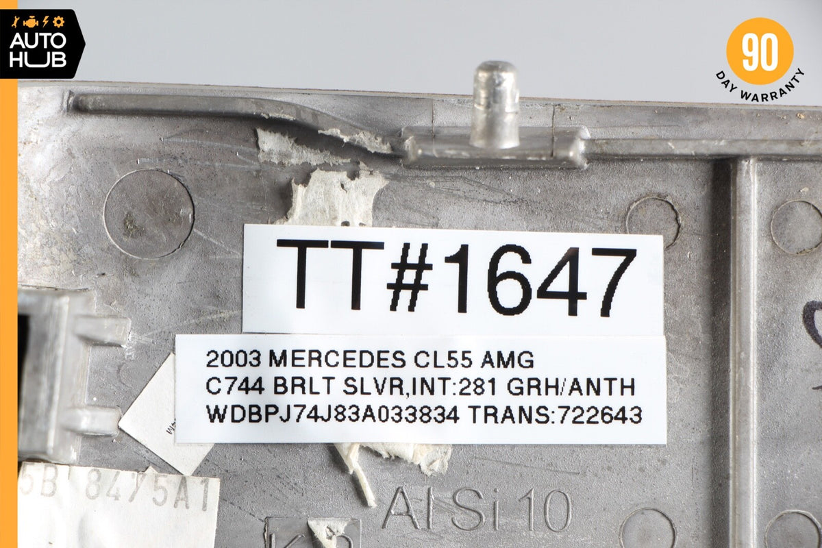 03-06 Mercedes W215 CL55 CL500 Right Door Master Window Switch Bezel Trim OEM - photo 12