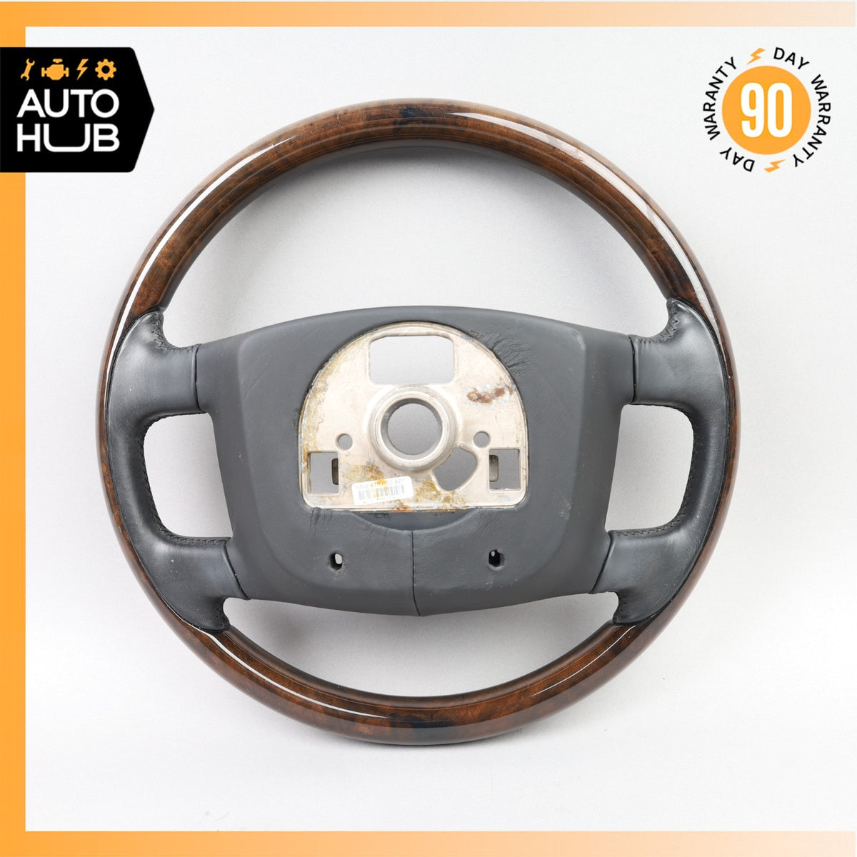 03-10 Bentley Continental GTC Speed GT  Driver Steering Wheel Wood OEM - photo 10