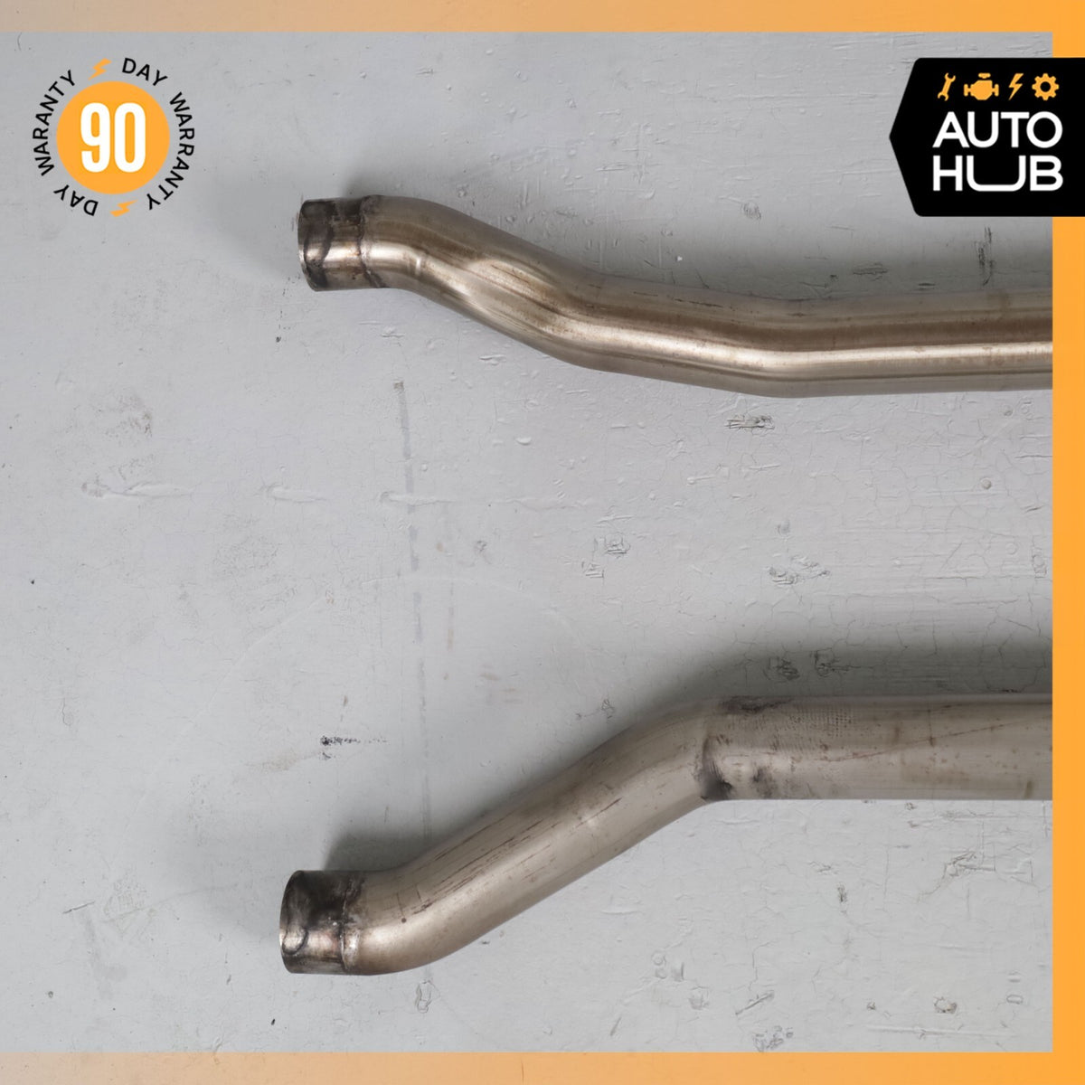 Bentley Continental GT 6.0L Middle Exhaust Downpipe Left & Right Side OEM 56k - photo 3