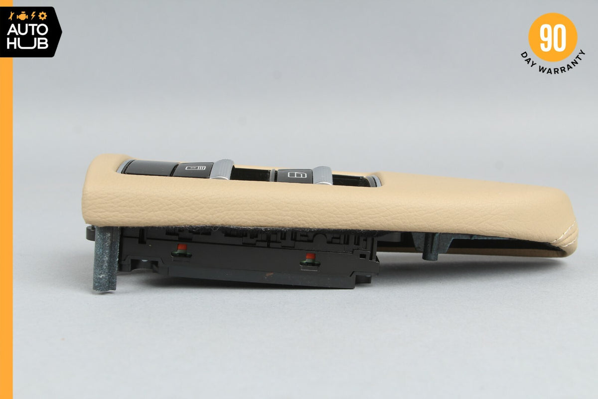 10-13 Mercedes W221 S550 S450 Rear Right Side Window Control Switch Beige OEM - photo 2