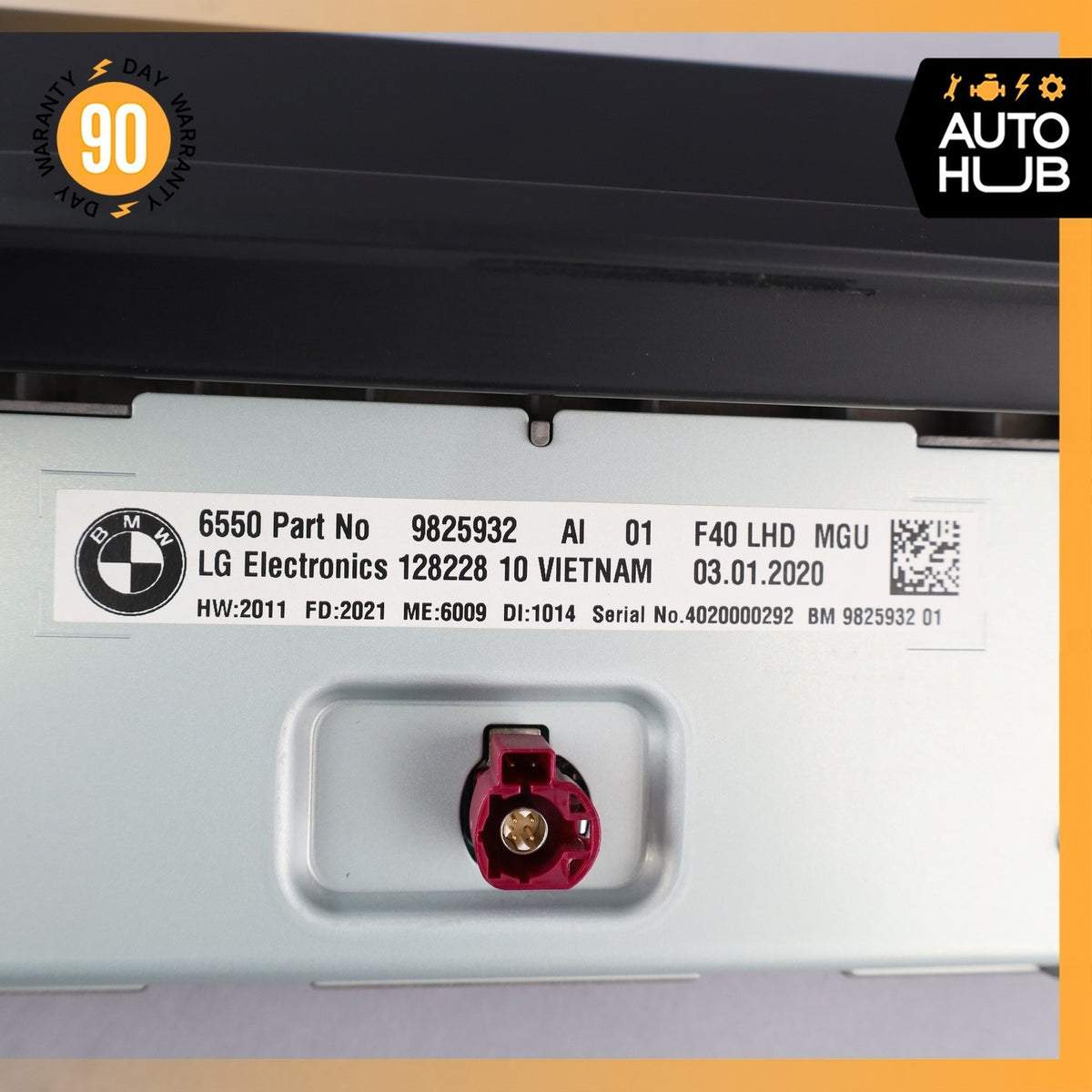20-24 BMW F44 M235i 10.25" Information Navigation Display Screen Monitor OEM 42k - photo 13