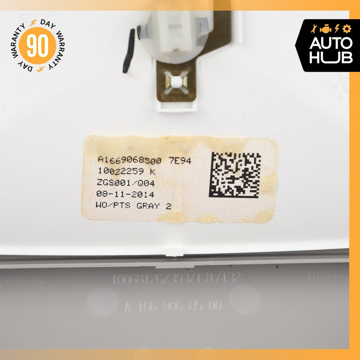 13-15 Mercedes W166 ML250 ML350 Rear Overhead Dome Light Lamp Gray OEM - photo 11