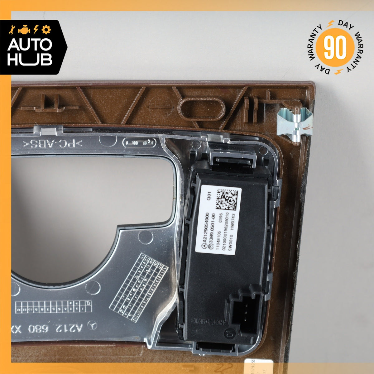 10-13 Mercedes W212 E400 E350 E550 Center Console Switch Trim Bezel Wood OEM - photo 9
