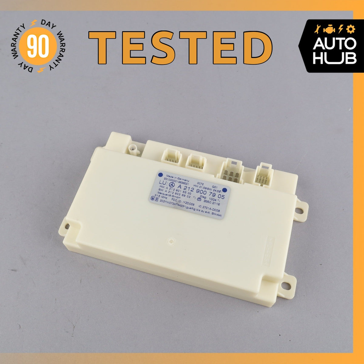 10-15 Mercedes W207 E550 CLS63 AMG SLK250 Keyless Go Entry Control Module OEM - photo 1
