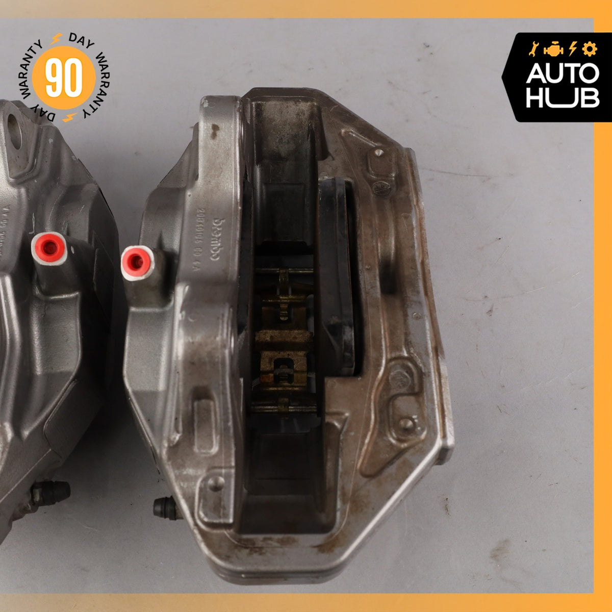 14-21 Mercedes W222 S450 S560 Front Left And Right Brake Calipers Set OEM 44k - photo 14