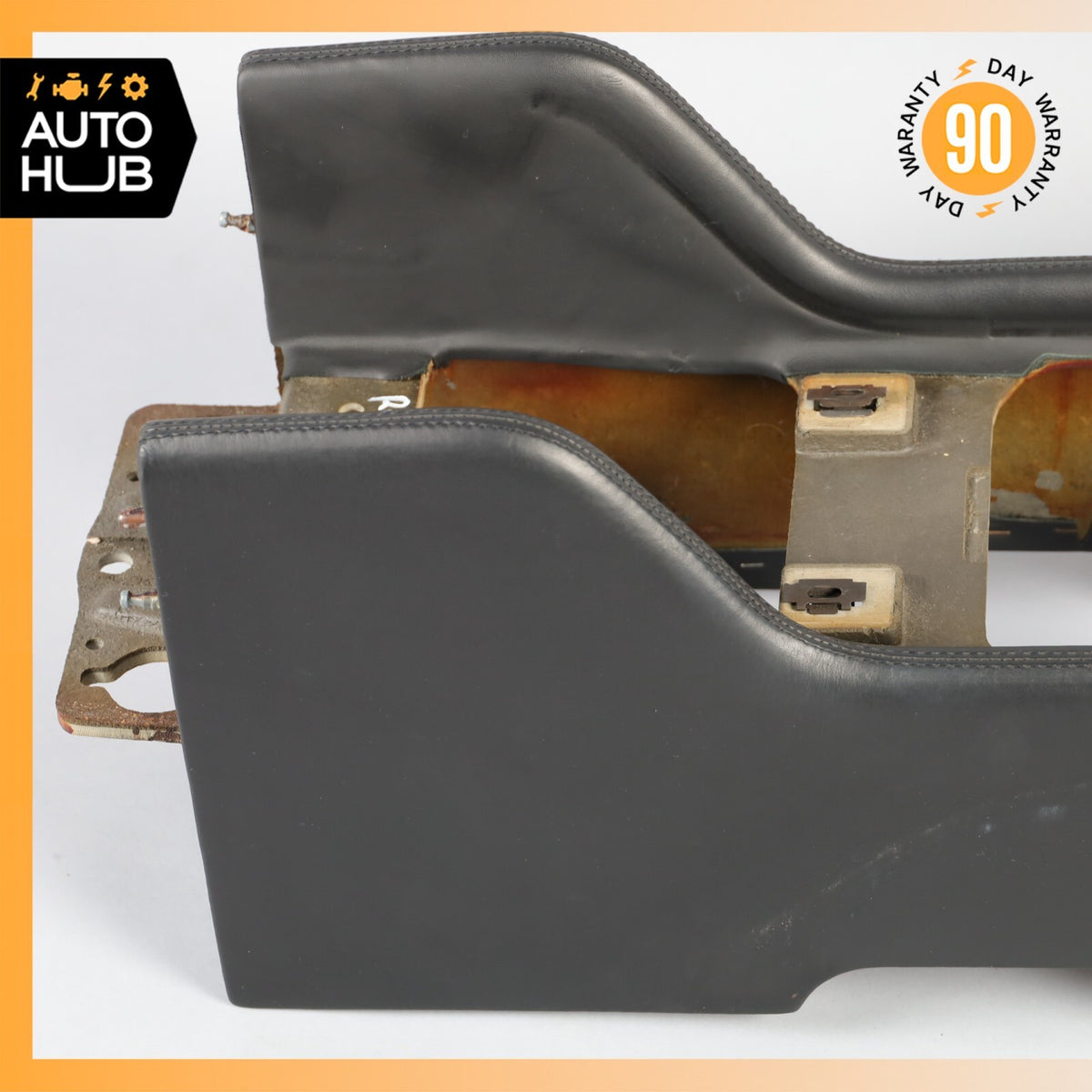 03-17 Bentley Continental GT Coupe Rear Center Console Armrest Storage Black OEM - photo 11