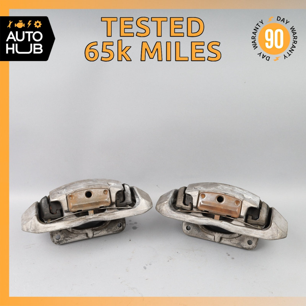2007 BMW E64 650i Front Left & Right Brake Calipers Set of 2 OEM 65k - photo 1