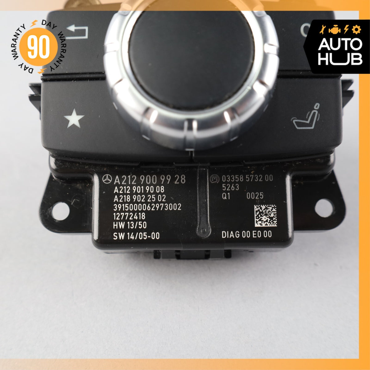 15-18 Mercedes W212 E350 Console Head Unit Controller Knob Multi Switch OEM 20k - photo 8