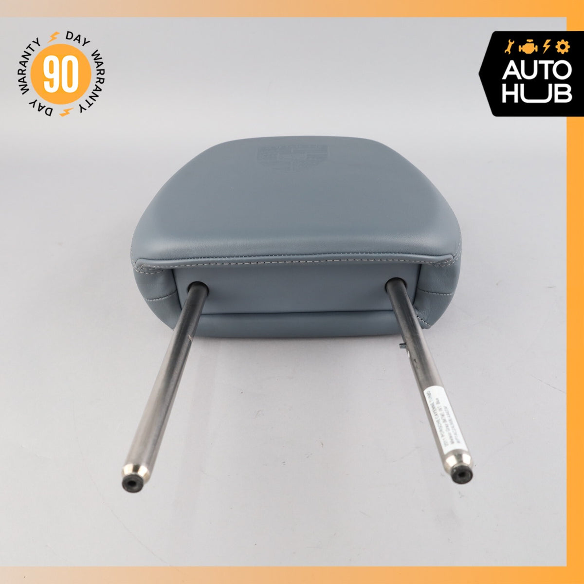 11-14 Porsche Cayenne 958 Turbo Front Left Driver Headrest Head Rest Blue OEM - photo 12