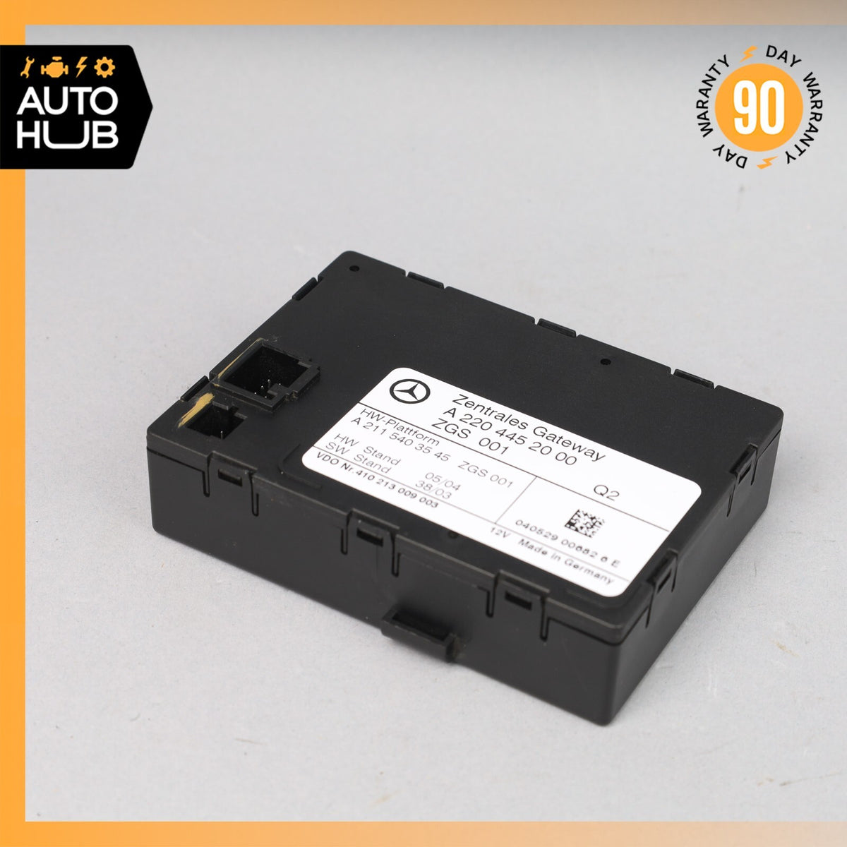 03-11 Mercedes R230 SL500 E320 Central Gateway Control Module 2204452000 OEM - photo 1