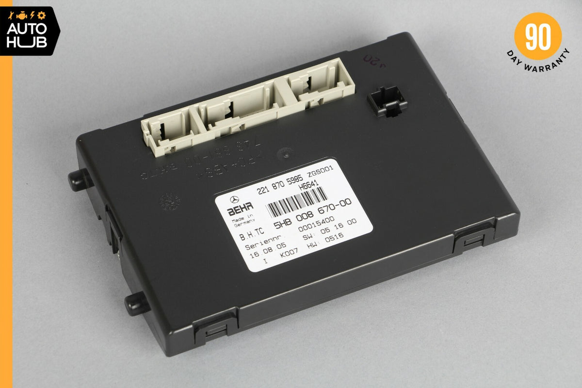 07-09 Mercedes W221 S550 S63 AC A/C Air Heater Blower Climate Control Module OEM - photo 1