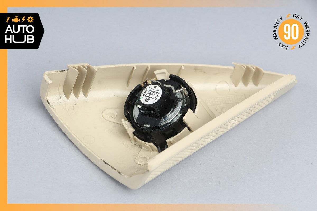 03-06 Mercedes W211 E500 E320 Tweeter Speaker Cover Left Driver Side Beige OEM - photo 7