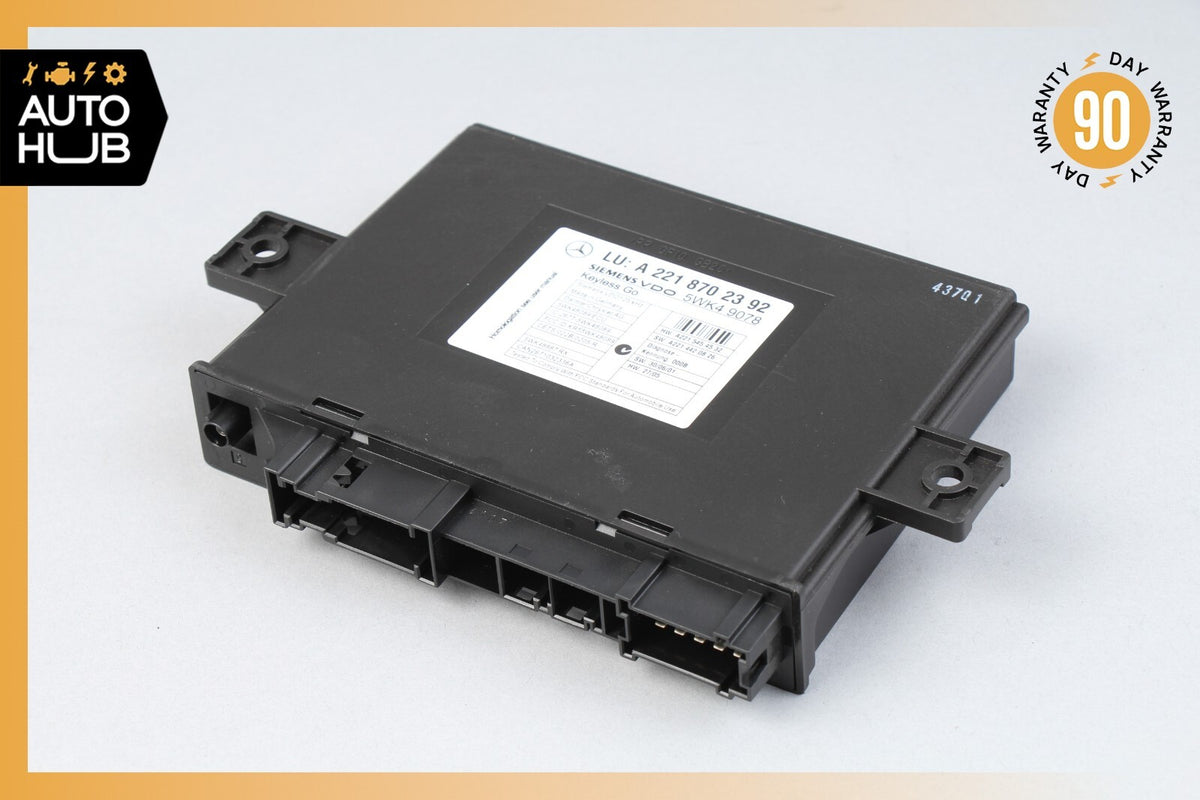 07-10 Mercedes W216 CL550 S400 Keyless Go Control Module 2218702392 OEM - photo 8