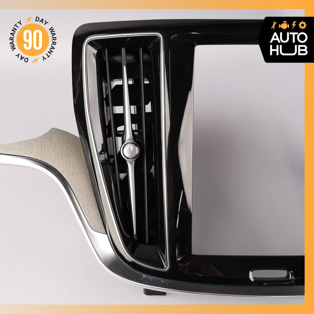 19-25 Volvo S60 V60 Front Dashboard Center A/C Air Vent w/ Trim OEM 60k - photo 4