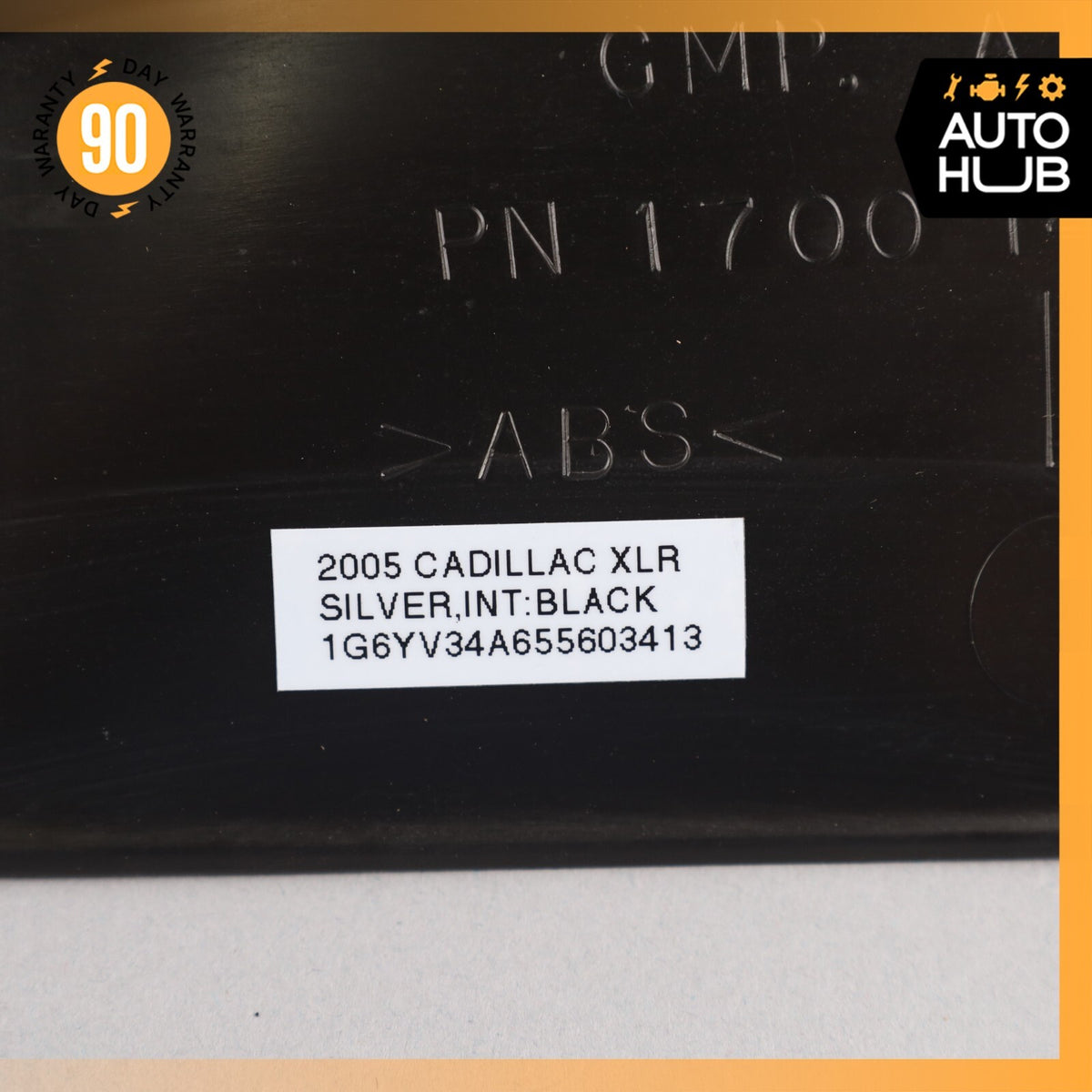 04-08 Cadillac XLR Left Side Roof Headliner Trim Panel Black 88957028 OEM - photo 11