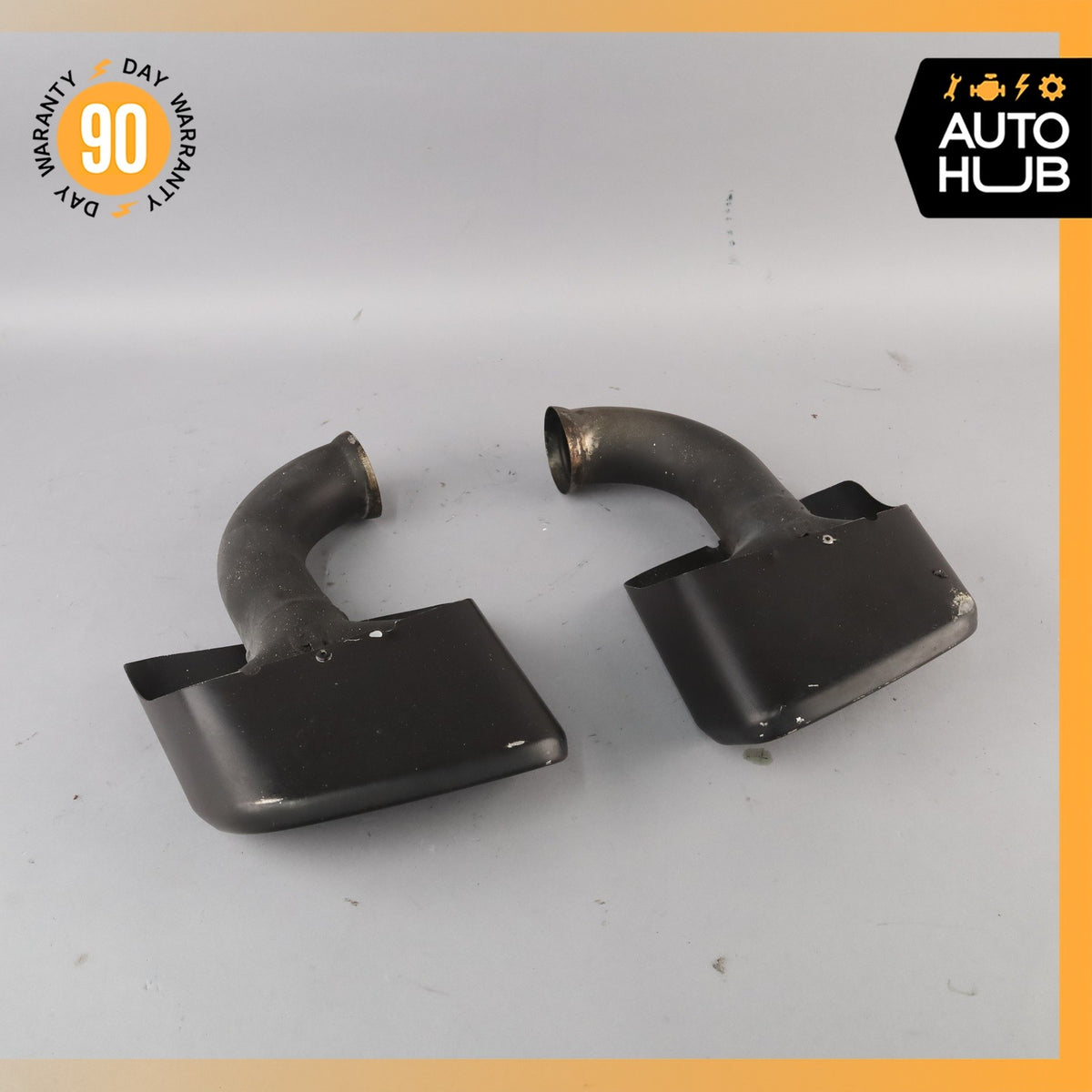 11-14 Porsche Cayenne 958 3.6L 4.8L V8 Exhaust Mufflers Tips Set 7P5253681 OEM - photo 1