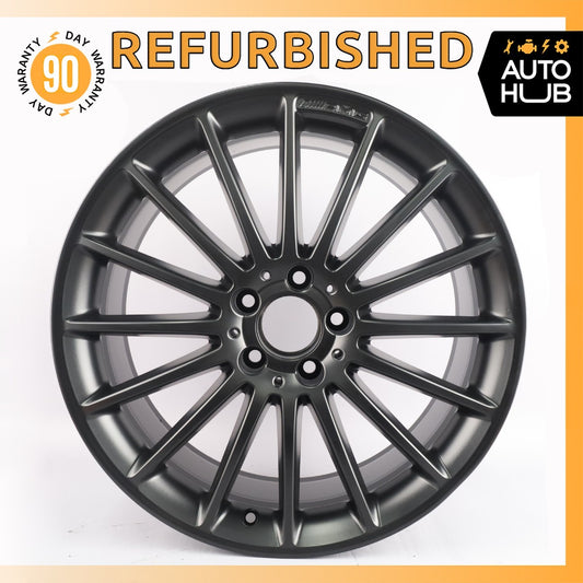 Mercedes W117 CLA45 CLA250 8 x 19 19'' Wheel Rim Matte Black 1764010502 OEM - photo 1