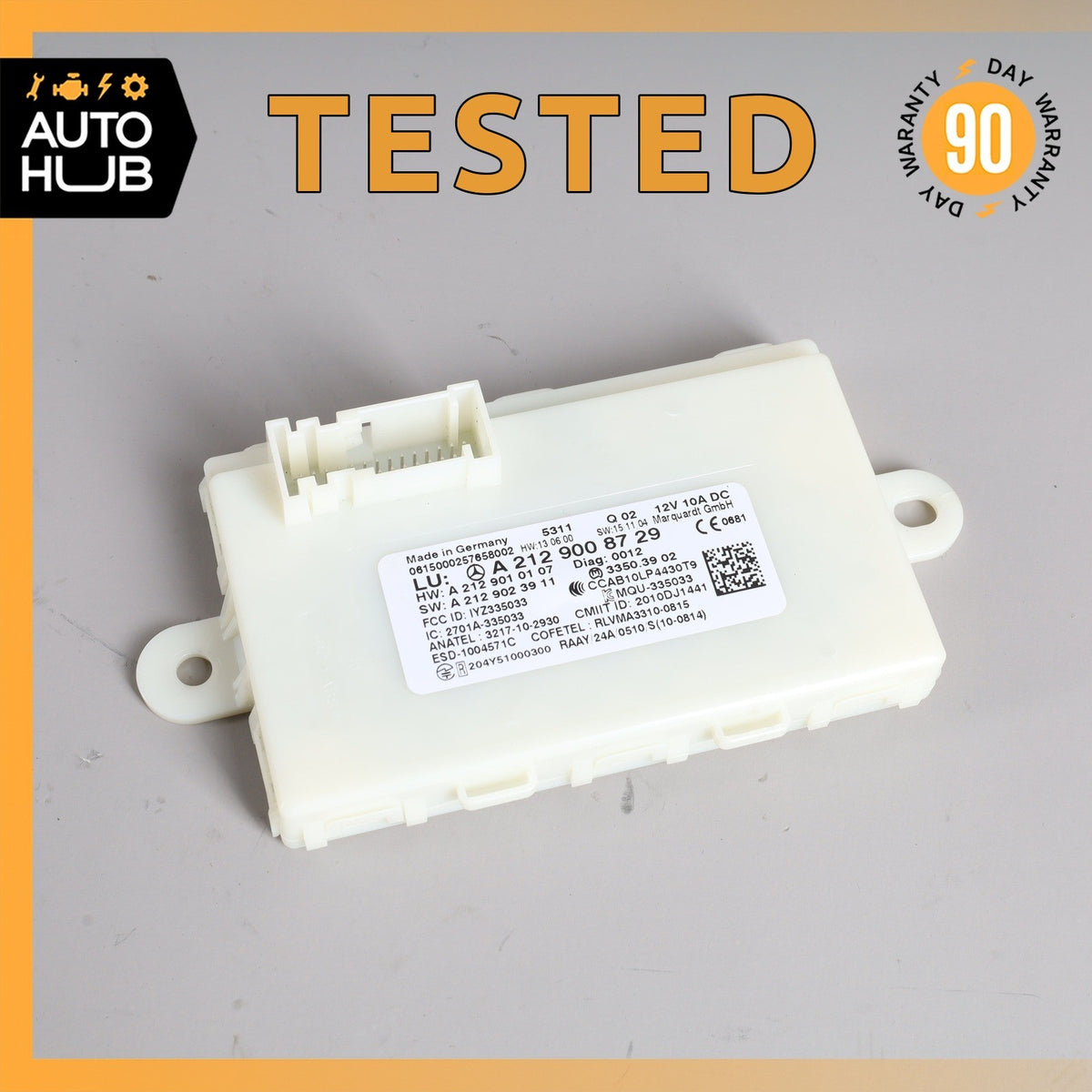 13-20 Mercedes X166 GL350 CLS400 SL550 E550 Keyless Go Entry Control Module OEM - photo 1