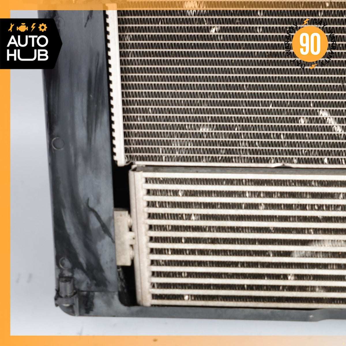 10-19 BMW F10 550i 650i Cooling Radiator A/C Condenser Oil Cooler OEM - photo 6