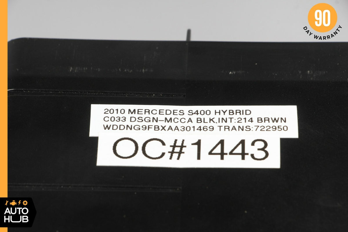 07-13 Mercedes W221 S400 S65 Rear Center Console AC A/C Air Vent 2218301054 OEM - photo 12