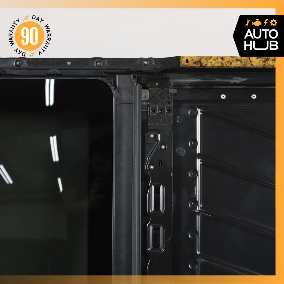 93-99 Mercedes W140 CL600 S500 Coupe Top Upper Sunroof Glass Rail Frame OEM 63k - photo 4