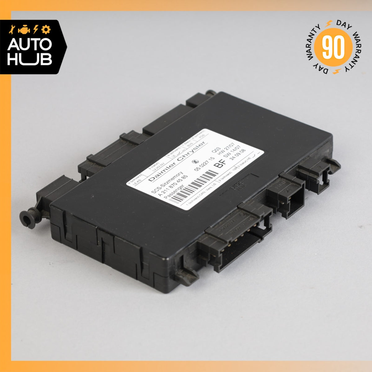 03-12 Mercedes W211 E350 E63 AMG Front Right Seat Control Module 2118704585 OEM - photo 1