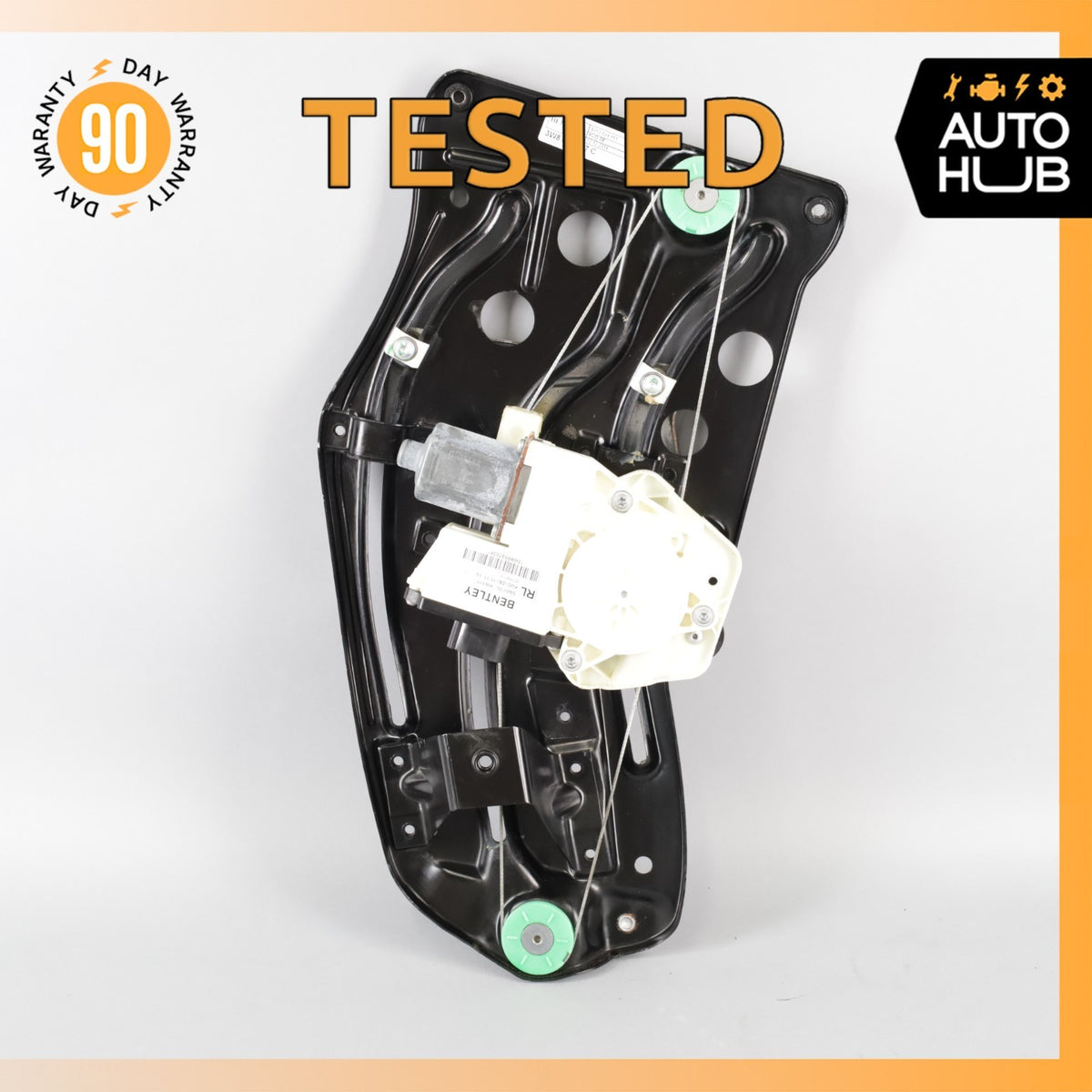 12-17 Bentley Continental GT Rear Left Side Quarter Window Regulator Motor OEM - photo 1