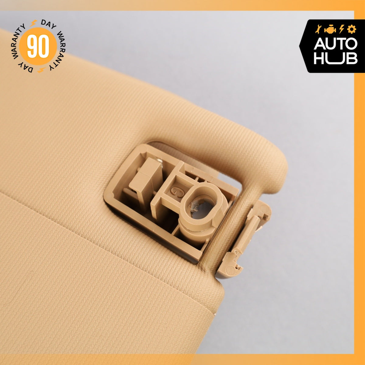 11-14 Porsche Cayenne 958 Sun Visor Sunvisor Front Left Driver Side Beige OEM - photo 12